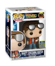 Funko POP! Back to the Future - Marty Checking Watch Summer Exclusive)