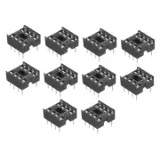 60Pcs DIP IC Chip Socket Adapter, 2.54mm Pitch 8 Pin Gate Soldering