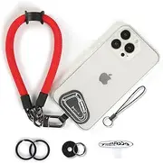 project-cb Hand Wrist Phone Strap,Phone Lanyard Patch ×2,Cell Phone Case Holder,Wristlet Strap for Key,AirPods,Camera