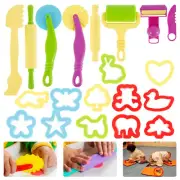 Color Plasticine Modelling DIY Smooth Clay Dough Tools for Kids Practice leNIA