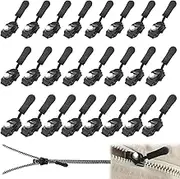 24Pcs Instant Fix Zipper Fix Zip Pullers,Instant Fix Zipper Fix Zip Pullers,Zip Slider Replacement Set Instant Zipper Fixer Puller,Removable Zipper Puller Zipper Puller Removable Nylon Zipper Puller