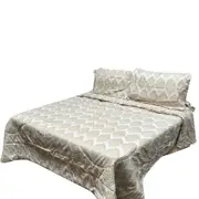 Hotel Living Lightweight Comforter Set Queen King Ultimo Light Gold