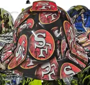 full brim hard hat custom hydro dipped IN SAN FRANCISCO 49ERS NEW