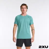 在飛比找momo購物網優惠-【2XU】男 Aero運動短袖上衣(湖水綠/反光綠)