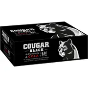 [Cougar] Cougar Black Bourbon & Cola 375mL