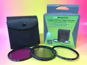XIT FILTER KIT 67mm CPL C-PL UV FLD Circular Polarizing to SONY DSC-R1 P900 P950