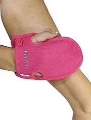 NYK1 Exfoliating Gloves Body Scrub Exfoliator - Exfoliating Mitt Pink