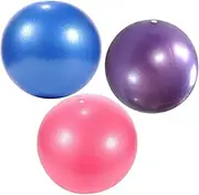 Pack of 3 Mini Exercise Balls, Exercise Balls & Accessories, Balance Exercise Balls, Peanut, Small Yoga Physical Assistant for Yoga, Fitness, Stability, Barre Balance Training, Physiotherapy
