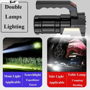 Flashlight USB Rechargeable Handheld Lantern Camping Portabl