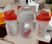 Mixed Lot 3 Blender Bottles 20 Ounce Classic Whiskware Unused