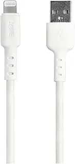 3sixT Tough USB-A to Lightning Cable, White, 1.2 Meter Length