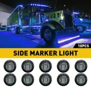 1inch 12V Mini Round Marker Lights LED Bullet Truck Trailer Side Clearance Light (for: Mini)