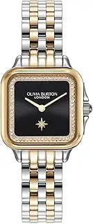 [Olivia Burton] Women's Grosvenor 24000124 Quartz Watch, Black, 28 mm Case Diameter