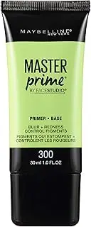 Maybelline New York Face Studio Master Prime Makeup, Blur Plus Redness Control, 1 Fluid Ounce