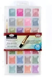 Royal & Langnickel Pearlescent Shimmer Metallic Watercolour Paint Set