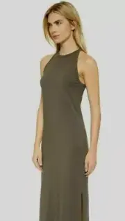 theory sonaki bonsai atmos light maxi dress Medium NWT $180