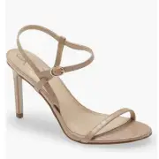 NIB Sam Edelman Women’s Doran Strappy Heel Sandals Stilettos, Maple Croc, Size 9