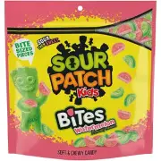 SOUR PATCH KIDS Bites Watermelon Soft & Chewy Candy, 12 oz Bag