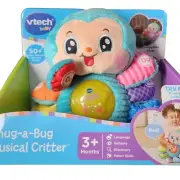 V-Tech Baby Toy Snug-a-Bug Musical Critter NEW