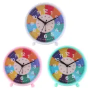Cute and Compact Children's Alarm Clock Perfect for Teaching Time Silently