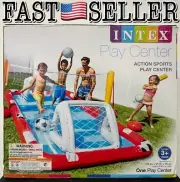 Intex Kids Action Sports Inflatable Multi Activity Water Filled Play Center 10ft