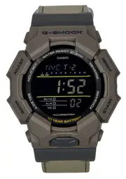 Casio G-Shock Illuminator Digital Shock Resist Alarm Timer Stopwatch Backlight Cloth Strap Quartz GD-010CE-5 200M Men's Watch