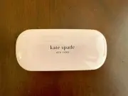 NEW Kate Spade Pink Clamshell Case Glasses Sunglasses With Cleaning Cloth