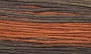 Glissen Gloss Color Wash Japanese Silk Thread 6 Yards Color C597 Pumpkin Patch