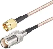 Oiyagai 2pcs SMA Male with Pin to BNC Female Coaxial Cable RG316 Coax Cable (50cm/19.6")