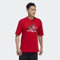 在飛比找PChome24h購物優惠-【ADIDAS】CNY GFX T 男 短袖上衣 紅-GP1