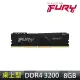 【Kingston 金士頓】FURY Beast DDR4 3200 8GB PC 記憶體 黑 (KF432C16BB/8) *超頻