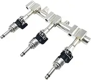 Original Rail Set Fuel Injector Assembly OEM H6BG-AB H6BG-9F593 H6BG-9F593-AB Compatible for Fiesta 1.0 Focus 1.0T