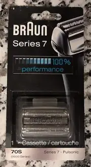 Braun Series 7 70S Electric Shaver Head Replacement Cassette Foil and Cutter NIB