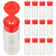 12 PCS Sauce Spice Storage Tins Pepper Bottles Organizer Jars