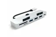 Satechi USB-C Clamp Hub Pro Multi Port Adapter for Apple iMac iMac Pro Silver