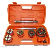 RATCHET PIPE THREADER SET – NPT threading dies – plumbing hand tools