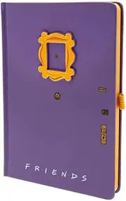 Friends, The One with The Frame, Premium A5 Purple Notebook