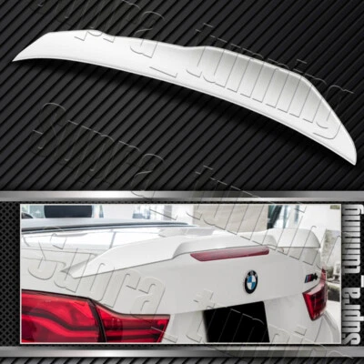 W-Power Rear Trunk Spoiler For 2014-2020 BMW F33 F83 Convertible (Pearl White) (for: BMW)