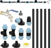 Mintian IBC connection set S60 x 6 IBC for 3 IBC tanks side by side / rain tank with 3/4" garden tap