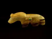 Mike Mahooty-Striped Onyx Horse-Zuni Fetish-Native American-Stone Carving
