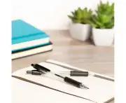(12 Pack) Retractable Ballpoint Pens Medium Point Click Pens For Journal Notebook Writing Office Supplies Pens