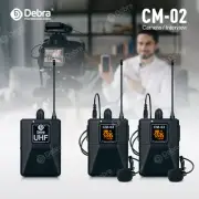 CM Series UHF Wireless Lavalier Microphone Lapel Mic Transmitter Receiver