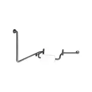 3Monkeez 960 x 600mm 32mm Back Rest Disabled LH Grab Rail WA-BRGR-90LH