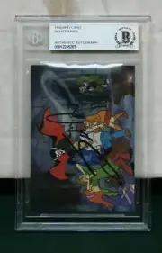 1994 Hanna Barbera Scooby-Doo Scoob Card #49 SIGNED SCOTT INNES BAS Beckett