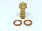 Hope Tech EVO 3 X2 E4 V4 Caliper M6 Banjo Bolt GOLD Ano Titanium