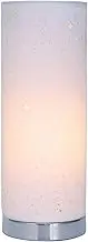 Lexi Lighting Alice Touch Lamp, Velvet White Shade, 3000K 6W WarmWhite LED Bulb Included, Hollow Cylinder Shape, Overal 12.8" Height, Ideal for Living and Sleep Space, Bookshelf Decoration