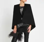 sass and bide Nightporter Capelet Jacket Black 10