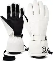 [Oxtxuzdm] Full Finger Warm Winter Gloves Cold Weather Ski Gloves NonSlip Hand Protections Gloves For Running Cycling Snowboarding