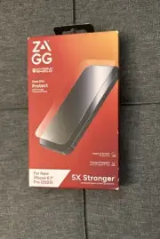ZAGG InvisibleShield Glass Elite iPhone 15 Pro Screen Protector - 5X Stronger
