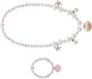 HAPINARY Little Girls Jewelry Set Boys and Girls Jewelry Kit Necklace Bracelet for Dress up